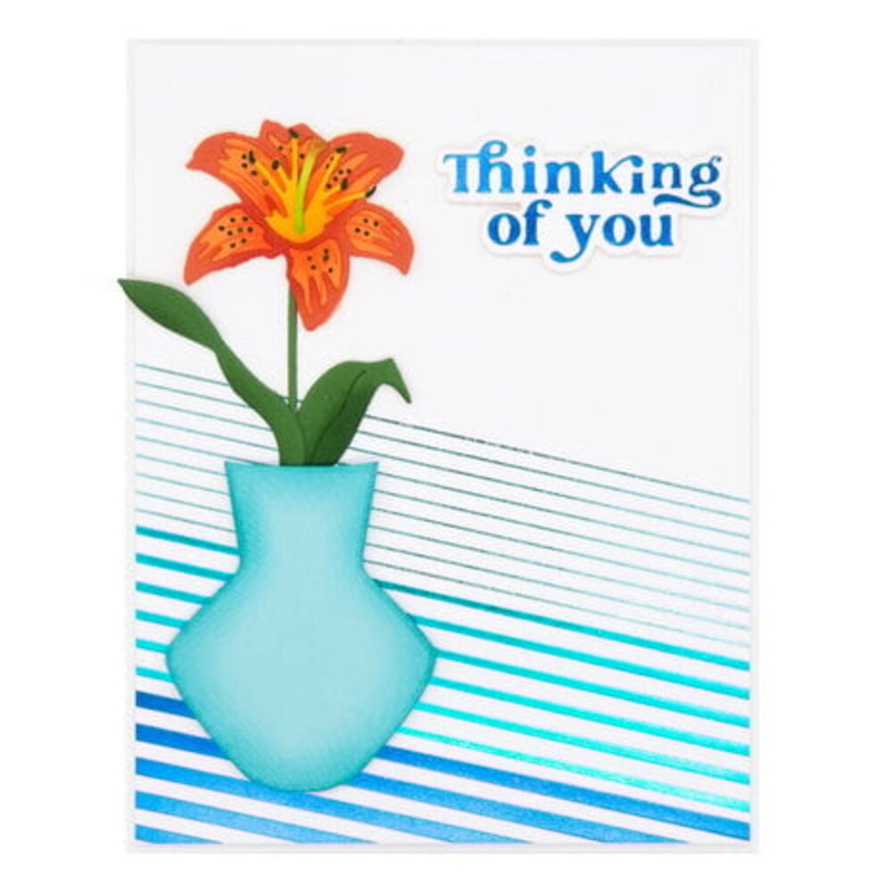 Spellbinders Photosyntesis Modern Stripes Glimmer Hot Foil Plate (GLP-383) Spellbinders Photosyntesis Modern Stripes Glimmer Hot Foil Plate (GLP-383)