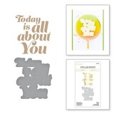 Spellbinders Glimmering All About You Hot Foil Plate & Die Set (GLP-389)
