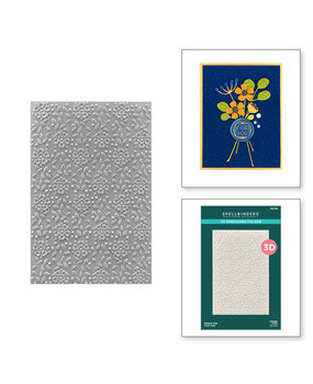 Spellbinders Sealed for Summer Floral & Vine 3D Embossing Folder (E3D-058) Spellbinders Sealed for Summer Floral & Vine 3D Embossing Folder (E3D-058)