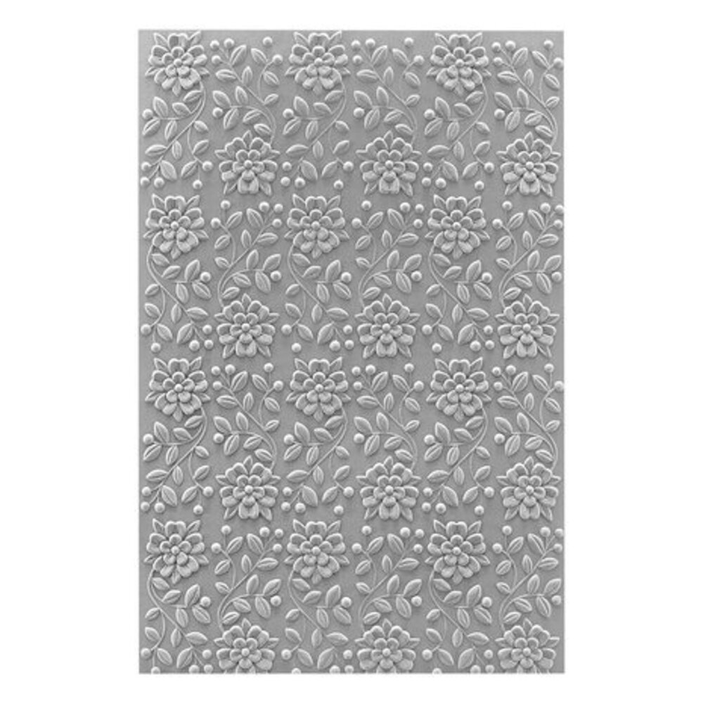 Spellbinders Sealed for Summer Floral & Vine 3D Embossing Folder (E3D-058) Spellbinders Sealed for Summer Floral & Vine 3D Embossing Folder (E3D-058)
