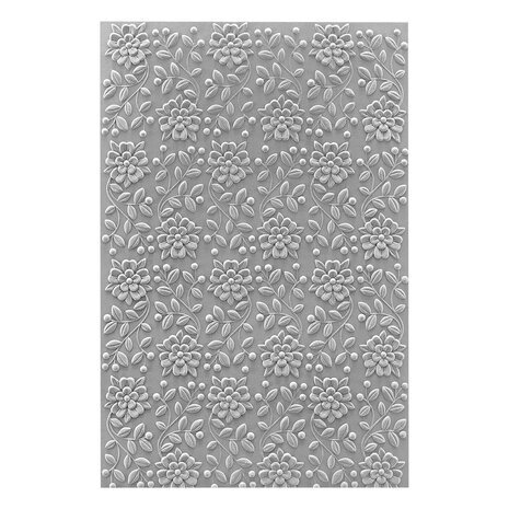 Spellbinders Sealed for Summer Floral & Vine 3D Embossing Folder (E3D-058) Spellbinders Sealed for Summer Floral & Vine 3D Embossing Folder (E3D-058)