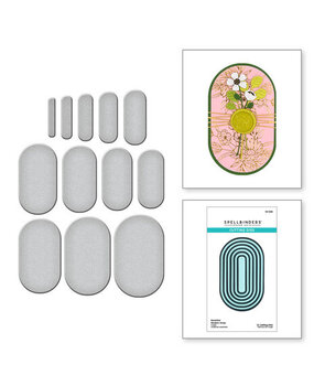 Spellbinders Sealed for Summer Essential Modern Ovals Dies (S4-1266)