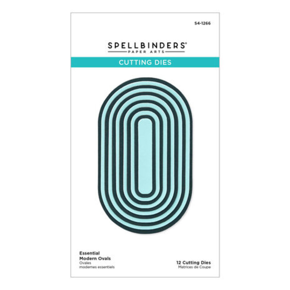 Spellbinders Sealed for Summer Essential Modern Ovals Dies (S4-1266)