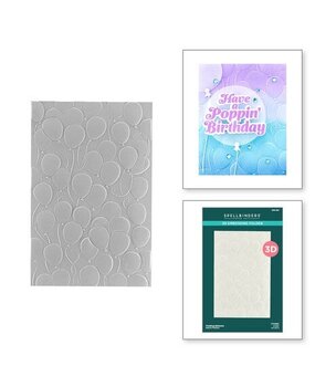 Spellbinders It's My Party Floating Balloons 3D Embossing Folder (E3D-062) Spellbinders It's My Party Floating Balloons 3D Embossing Folder (E3D-062)