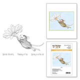 Spellbinders House-Mouse Designs Daisy Mouse Cling Rubber Stamp (RSC-002)