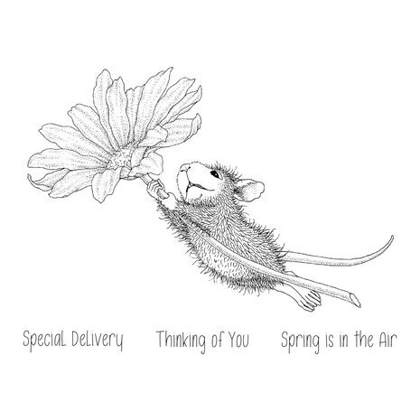 Spellbinders House-Mouse Designs Daisy Mouse Cling Rubber Stamp (RSC-002) Spellbinders House-Mouse Designs Daisy Mouse Cling Rubber Stamp (RSC-002)