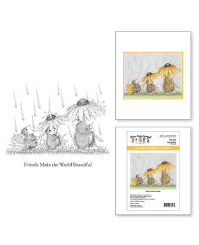Spellbinders House-Mouse Designs Spring Rain Cling Rubber Stamp (RSC-003) Spellbinders House-Mouse Designs Spring Rain Cling Rubber Stamp (RSC-003)