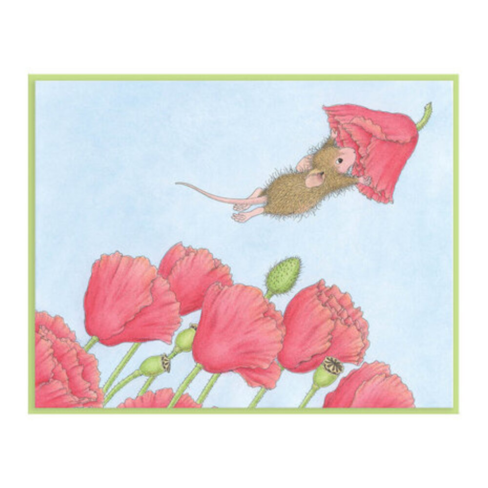 Spellbinders House-Mouse Designs Popping By Cling Rubber Stamp (RSC-004) Spellbinders House-Mouse Designs Popping By Cling Rubber Stamp (RSC-004)
