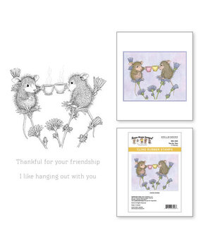 Spellbinders House-Mouse Designs Tea for Two Cling Rubber Stamp (RSC-005) Spellbinders House-Mouse Designs Tea for Two Cling Rubber Stamp (RSC-005)