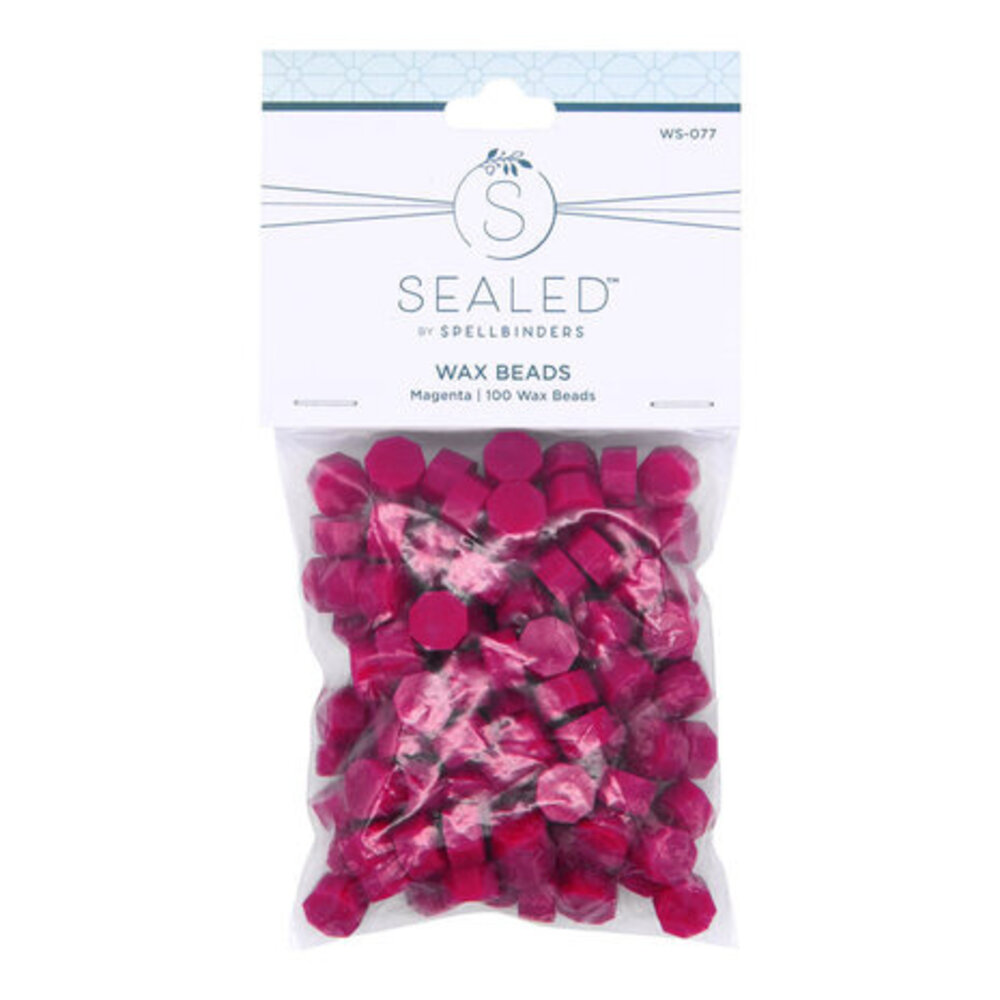 Spellbinders Magenta Wax Beads (WS-077)