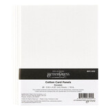 Spellbinders BetterPress Cotton Card Panels 4.25x5.5 Inch Porcelain (BPC-002)