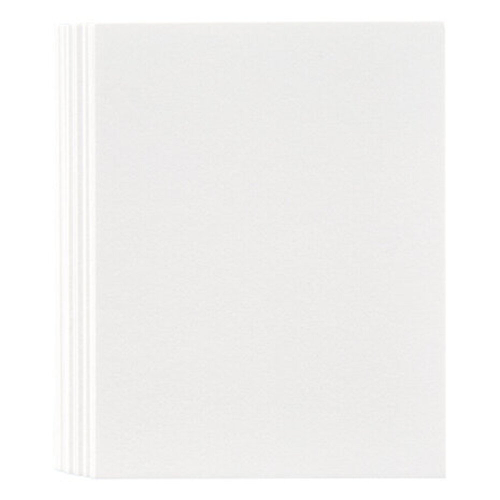 Spellbinders BetterPress Cotton Card Panels 4.25x5.5 Inch Porcelain (BPC-002)