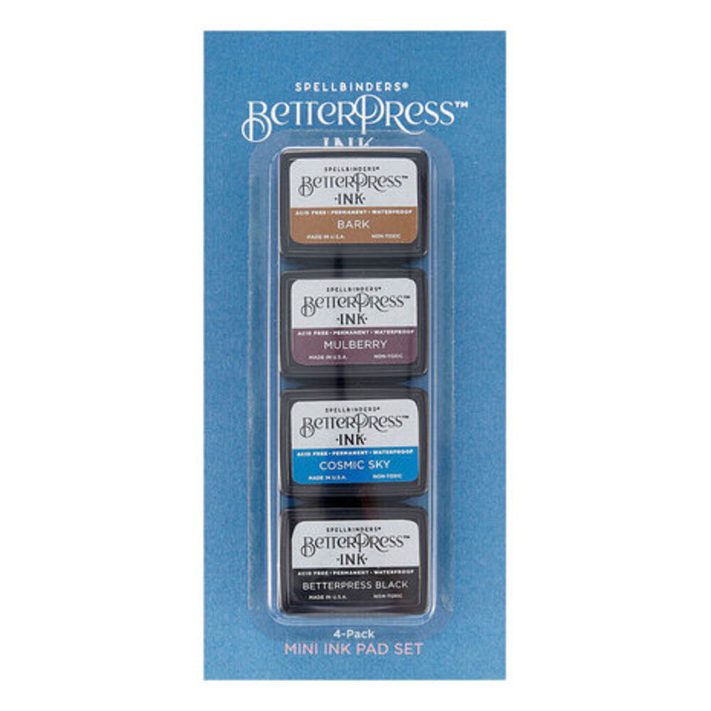 Spellbinders BetterPress Mini Ink Pad Set Regal Tones (BPI-003) Spellbinders BetterPress Mini Ink Pad Set Regal Tones (BPI-003)