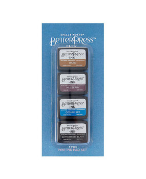 Spellbinders BetterPress Mini Ink Pad Set Regal Tones (BPI-003)