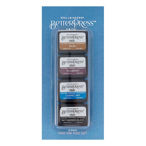 Spellbinders BetterPress Mini Ink Pad Set Regal Tones (BPI-003) Spellbinders BetterPress Mini Ink Pad Set Regal Tones (BPI-003)