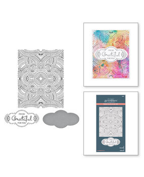 Spellbinders So Grateful for You Press Plate & Die Set (BP-018)