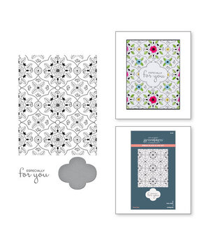 Spellbinders Floral View Press Plate & Die Set (BP-021) Spellbinders Floral View Press Plate & Die Set (BP-021)