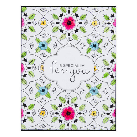 Spellbinders Floral View Press Plate & Die Set (BP-021) Spellbinders Floral View Press Plate & Die Set (BP-021)