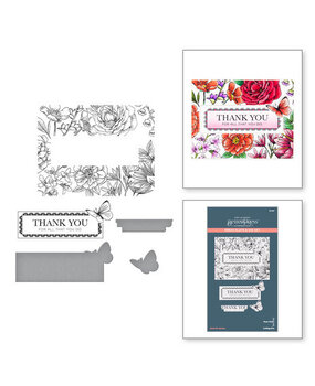 Spellbinders Butterfly Garden Press Plate & Die Set (BP-027)