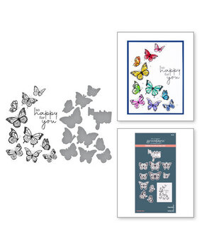 Spellbinders Butterfly Swirl Press Plate & Die Set (BP-031) Spellbinders Butterfly Swirl Press Plate & Die Set (BP-031)