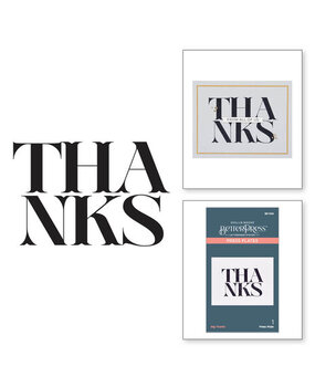 Spellbinders Big Thanks Press Plate (BP-034) Spellbinders Big Thanks Press Plate (BP-034)