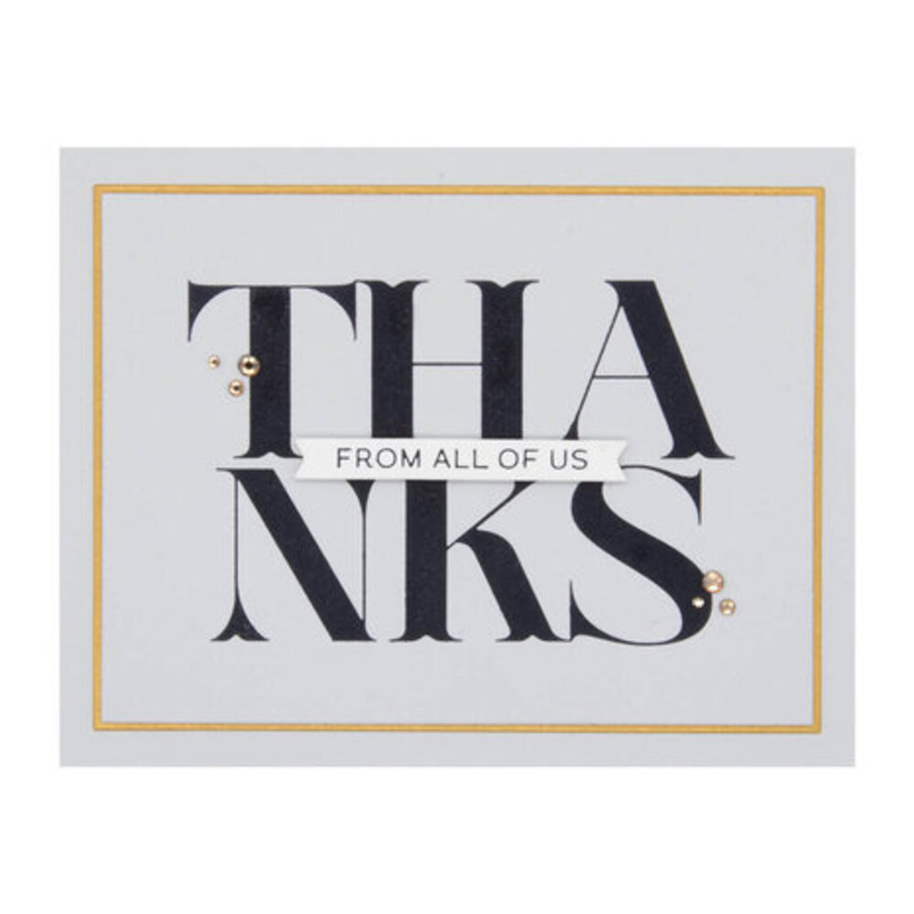 Spellbinders Big Thanks Press Plate (BP-034) Spellbinders Big Thanks Press Plate (BP-034)