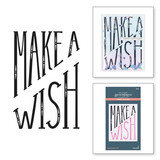 Spellbinders Diagonal Make a Wish Press Plate (BP-037)