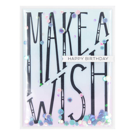 Spellbinders Diagonal Make a Wish Press Plate (BP-037) Spellbinders Diagonal Make a Wish Press Plate (BP-037)