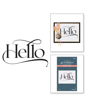 Spellbinders Hello Press Plate (BP-039) Spellbinders Hello Press Plate (BP-039)