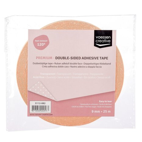 Vaessen Creative Premium Double Sided Adhesive Tape 9mm (3112-082)