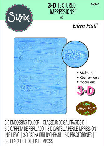 Sizzix 3D Textured Impressions Silverware (666047) Sizzix 3D Textured Impressions Silverware (666047)