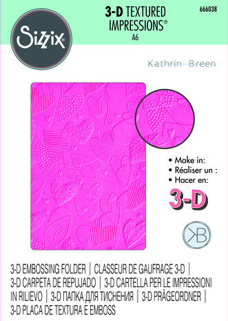 Sizzix 3D Textured Impressions Mark Making Hearts (666038) Sizzix 3D Textured Impressions Mark Making Hearts (666038)