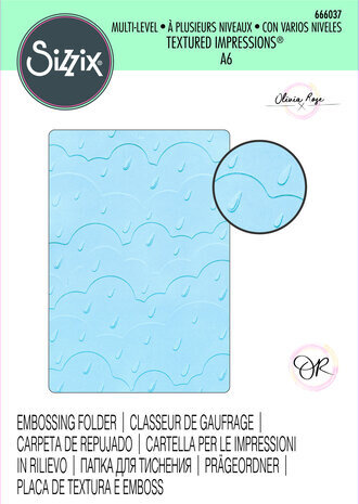 Sizzix Multi-level Textured Impressions Rain Clouds (666037) Sizzix Multi-level Textured Impressions Rain Clouds (666037)