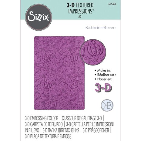 Sizzix 3D Textured Impressions Halloween Elements (665760)
