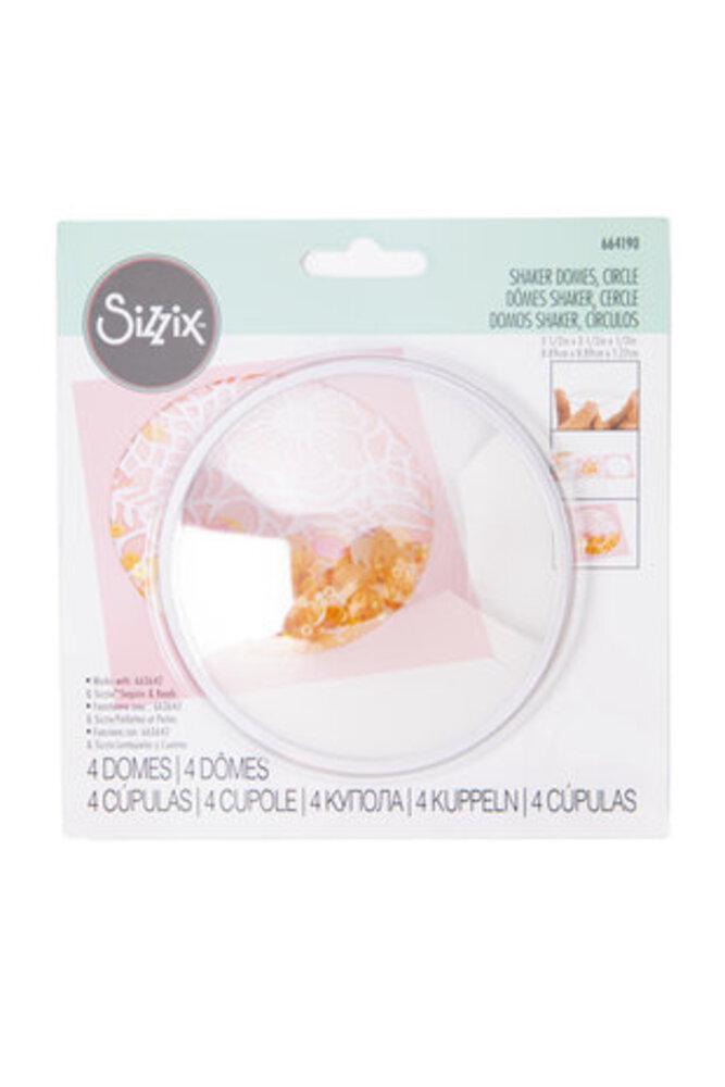 Sizzix Shaker Domes Circle 3.5 Inch (664190)