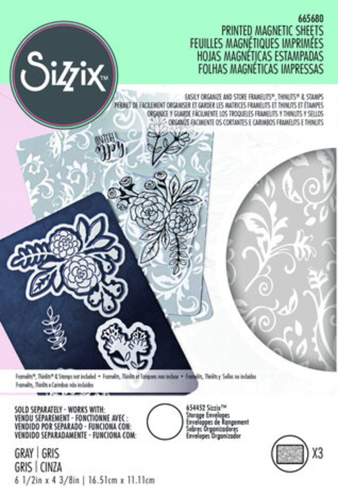 Sizzix Printed Magnetic Sheets (665680) Sizzix Printed Magnetic Sheets (665680)