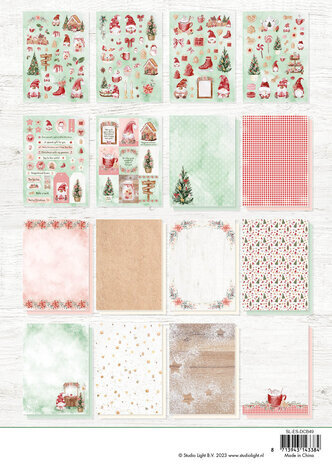 Studio Light Gingerbread Christmas A4 DIY Block (SL-ES-DCB49) Studio Light Gingerbread Christmas A4 DIY Block (SL-ES-DCB49)