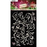 Studio Light Magical Christmas Masking Stencil Ornamental Swirls (SL-MC-MASK227)
