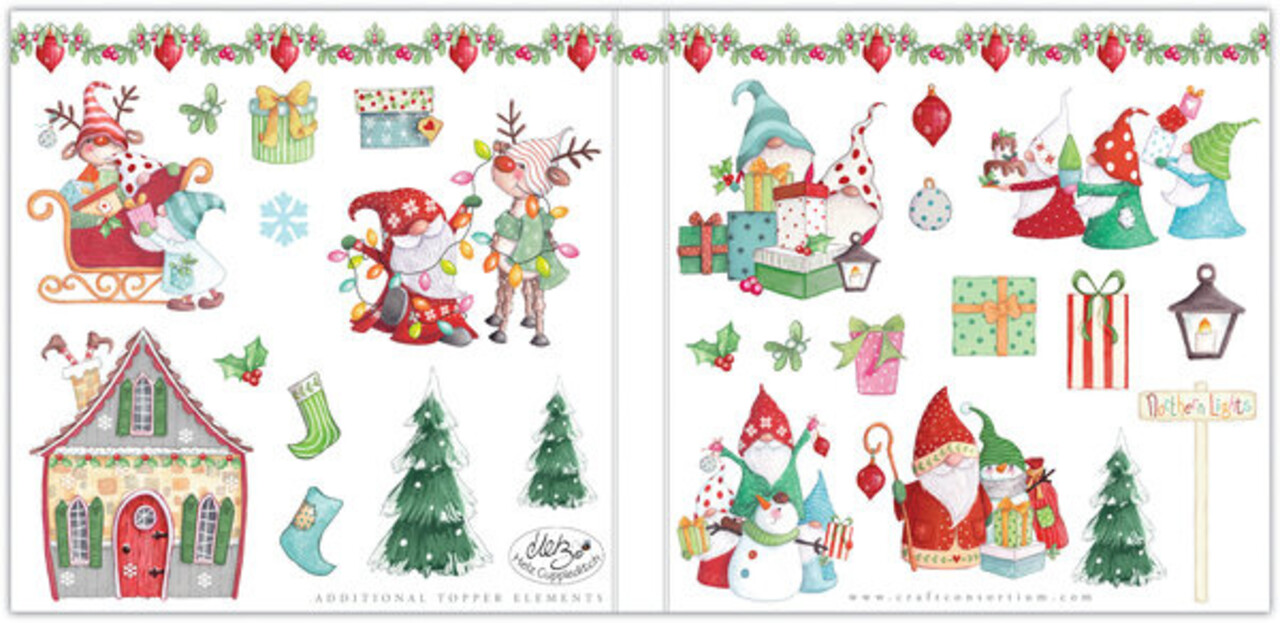 Craft Consortium It's Snome Time 2 6x6 Inch Paper Pad (CCPPAD043B)