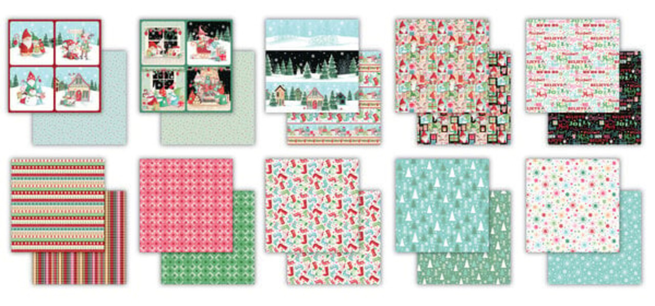 Craft Consortium It's Snome Time 2 6x6 Inch Paper Pad (CCPPAD043B)