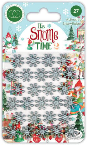 Craft Consortium It's Snome Time 2 Adhesive Snowflakes (CCAPRL008)
