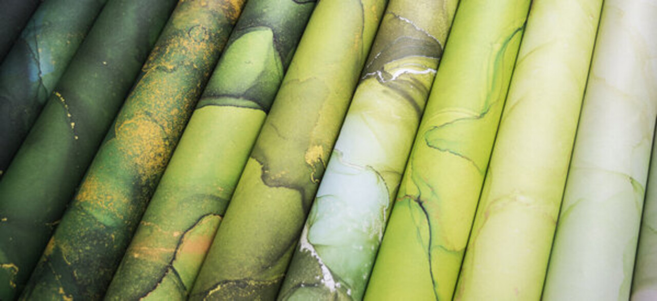 Craft Consortium Essential Craft Papers 12x12 Inch Paper Pad Ink Drops Organic (CCEPAD027)