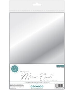 Craft Consortium The Essential Mirror Card A4 Silver (CCEMC001) Craft Consortium The Essential Mirror Card A4 Silver (CCEMC001)