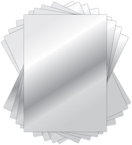 Craft Consortium The Essential Mirror Card A4 Silver (CCEMC001)