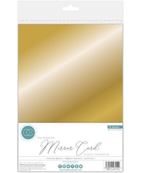 Craft Consortium The Essential Mirror Card A4 Gold (CCEMC002) Craft Consortium The Essential Mirror Card A4 Gold (CCEMC002)