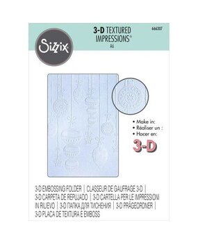 Sizzix 3D Textured Impressions Sparkly Ornaments (666307) Sizzix 3D Textured Impressions Sparkly Ornaments (666307)