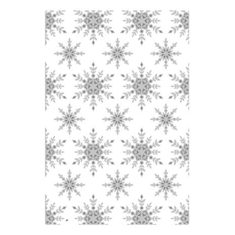 Sizzix Multi-Level Textured Impressions Snowflake Sparkle (666470)