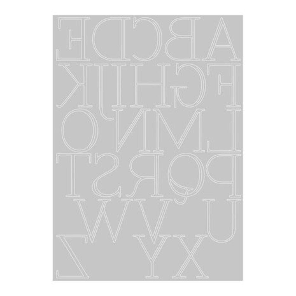 Sizzix Thinlits Die Set Elegant Capitals (666114) Sizzix Thinlits Die Set Elegant Capitals (666114)