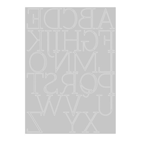 Sizzix Thinlits Die Set Elegant Capitals (666114) Sizzix Thinlits Die Set Elegant Capitals (666114)