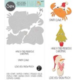 Sizzix Thinlits Die Set with Stamps Christmas Characters (666313)